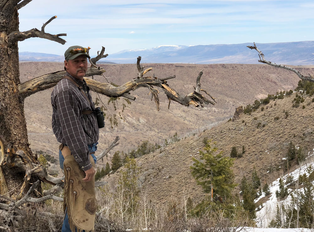 Bob Olson on Mt. Dutton, Utah